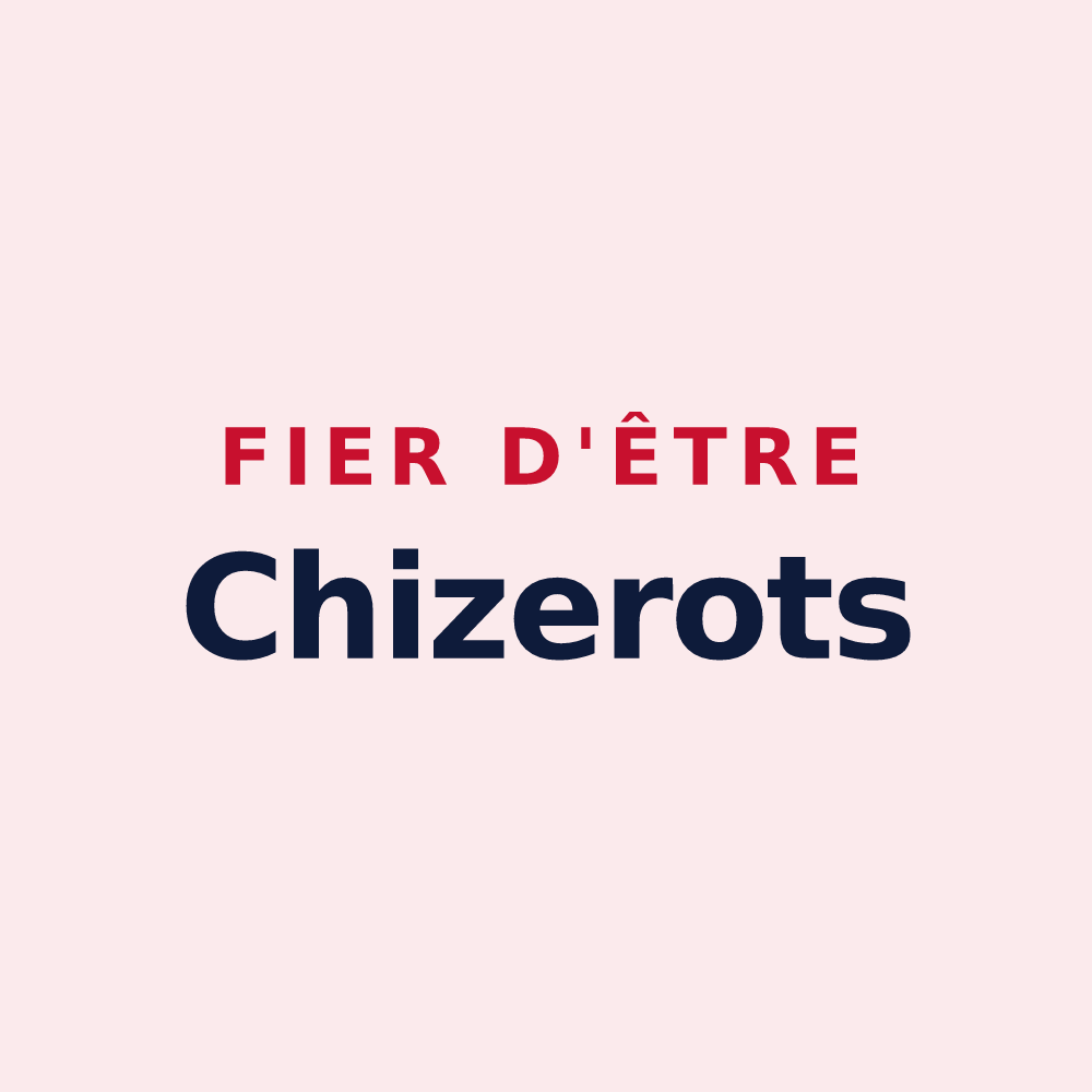 Magnet « Fier d'être Chizerots » — design pour Uchizy
