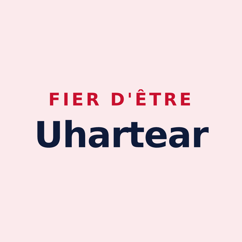 Magnet « Fier d'être Uhartear » — design pour Uhart-Mixe