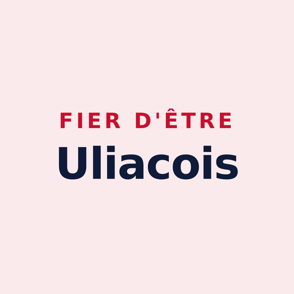 Magnet « Fier d'être Uliacois » — design pour Œuilly