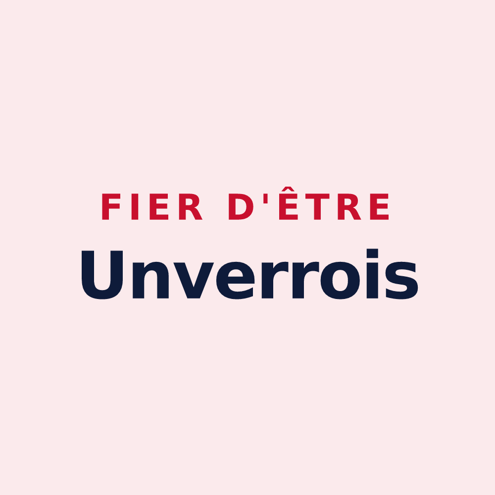 Magnet « Fier d'être Unverrois » — design pour Unverre