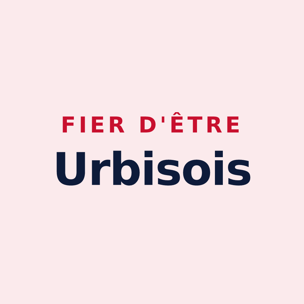 Magnet « Fier d'être Urbisois » — design pour Urbise