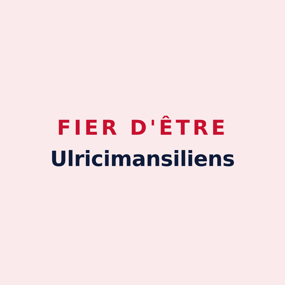 Magnet « Fier d'être Ulricimansiliens » — design pour Uriménil