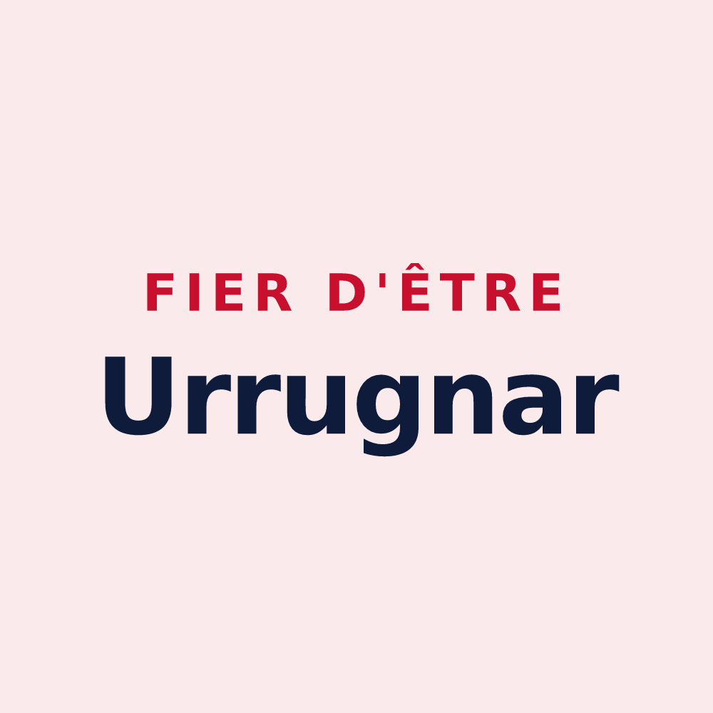 Magnet « Fier d'être Urrugnar » — design pour Urrugne