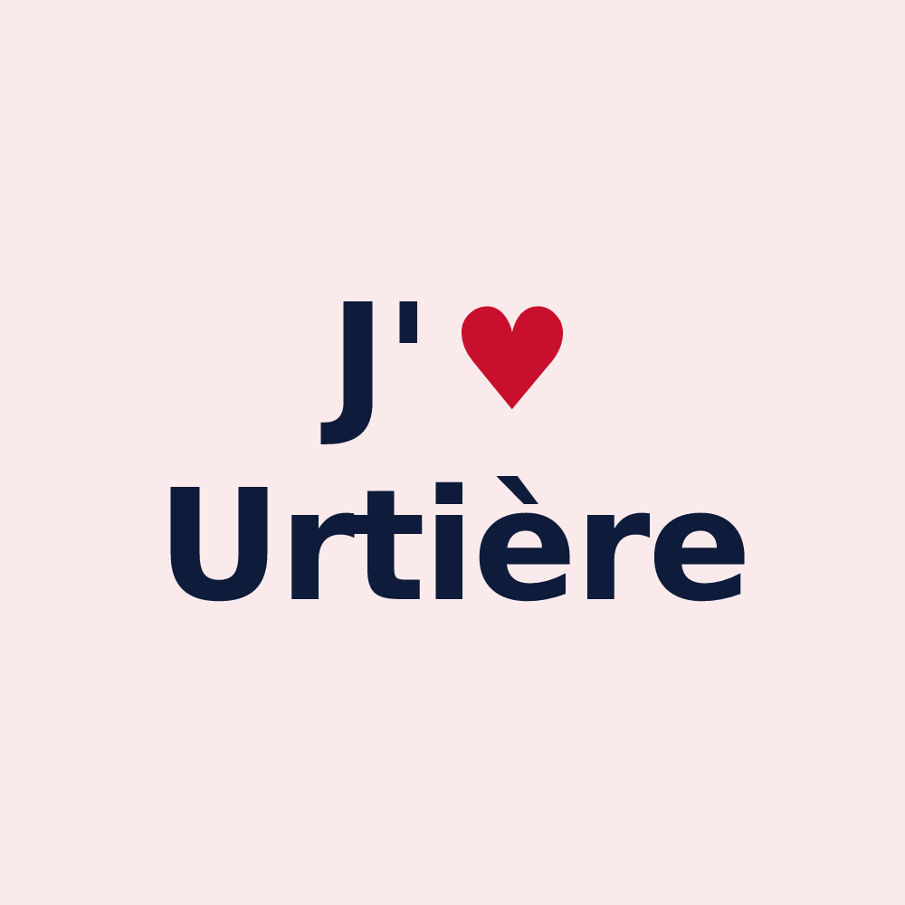 Magnet personnalisé Urtière — design J'aime Urtière