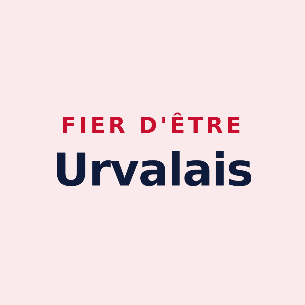 Magnet « Fier d'être Urvalais » — design pour Urval