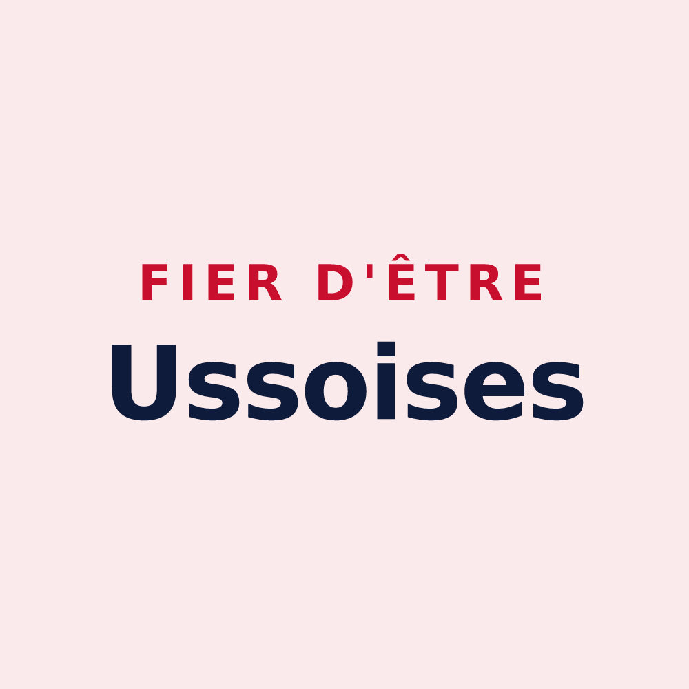 Magnet « Fier d'être Ussoises » — design pour Us