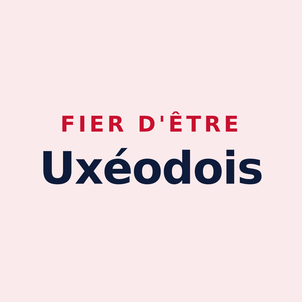 Magnet « Fier d'être Uxéodois » — design pour Ussy