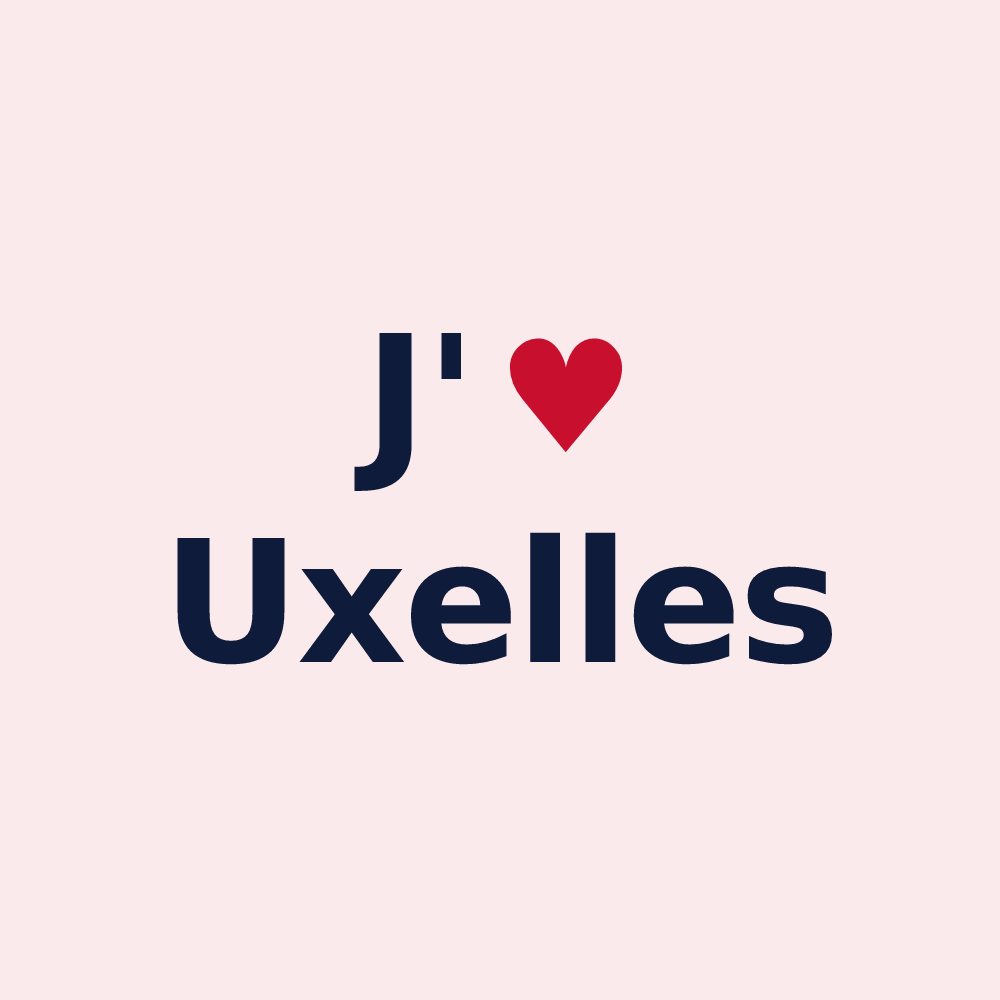 Magnet personnalisé Uxelles — design J'aime Uxelles