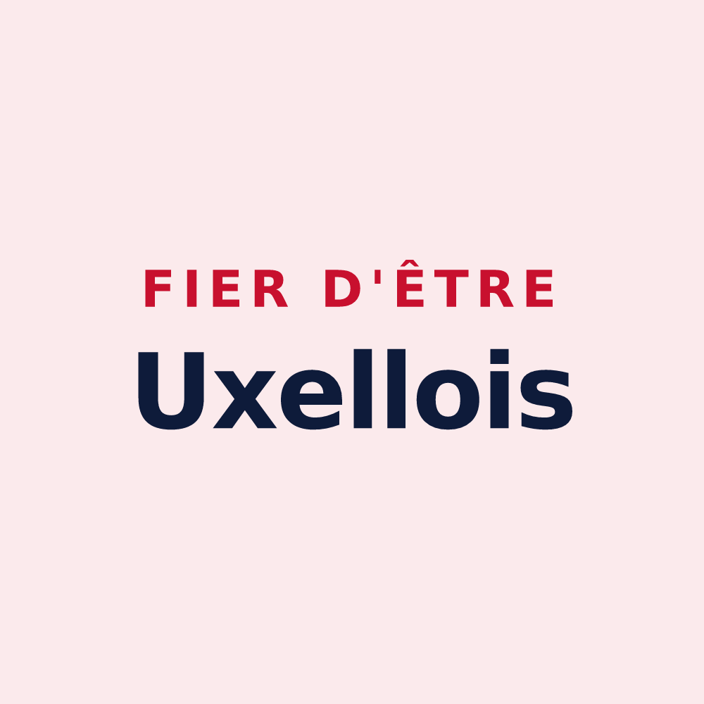 Magnet « Fier d'être Uxellois » — design pour Uxelles