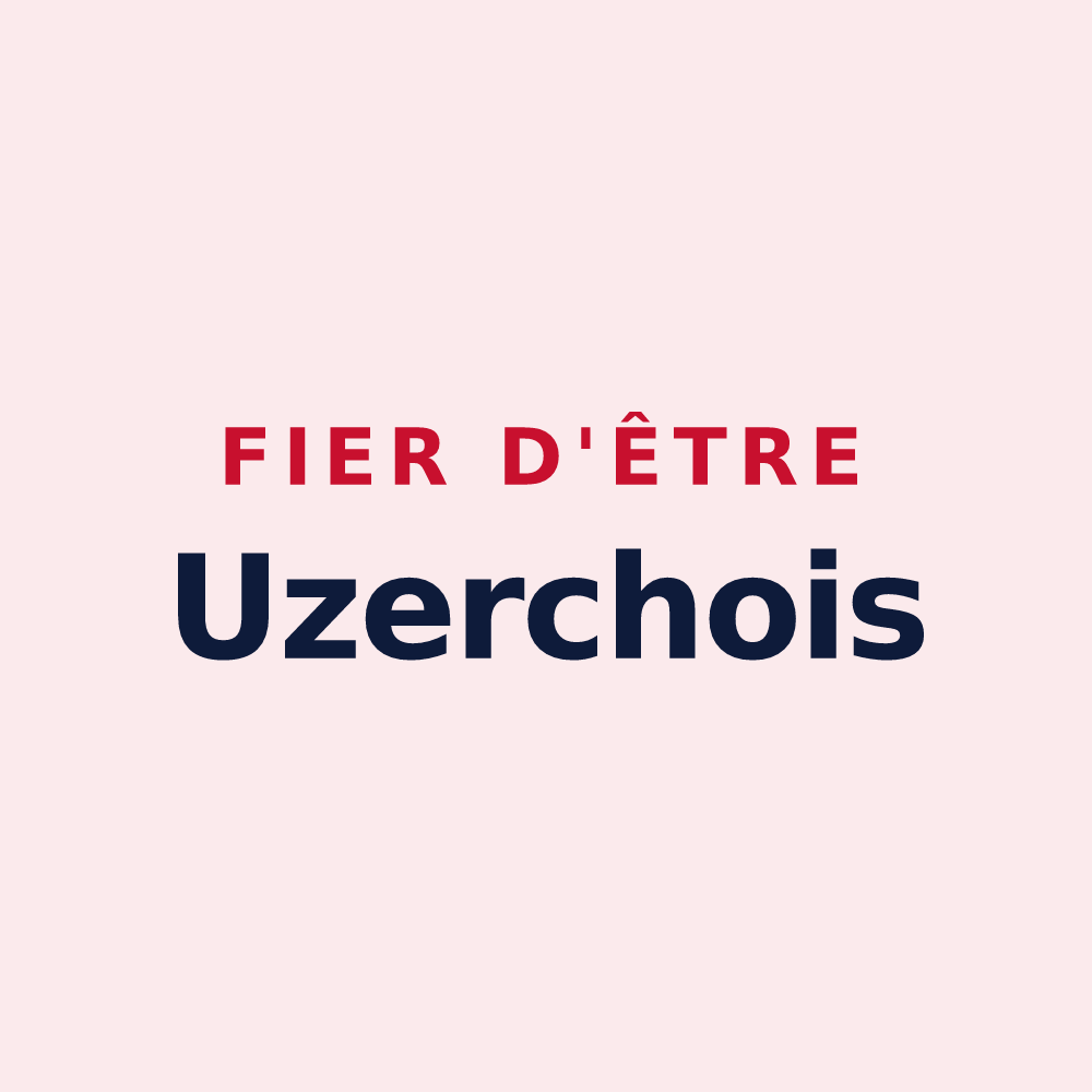 Magnet « Fier d'être Uzerchois » — design pour Uzerche