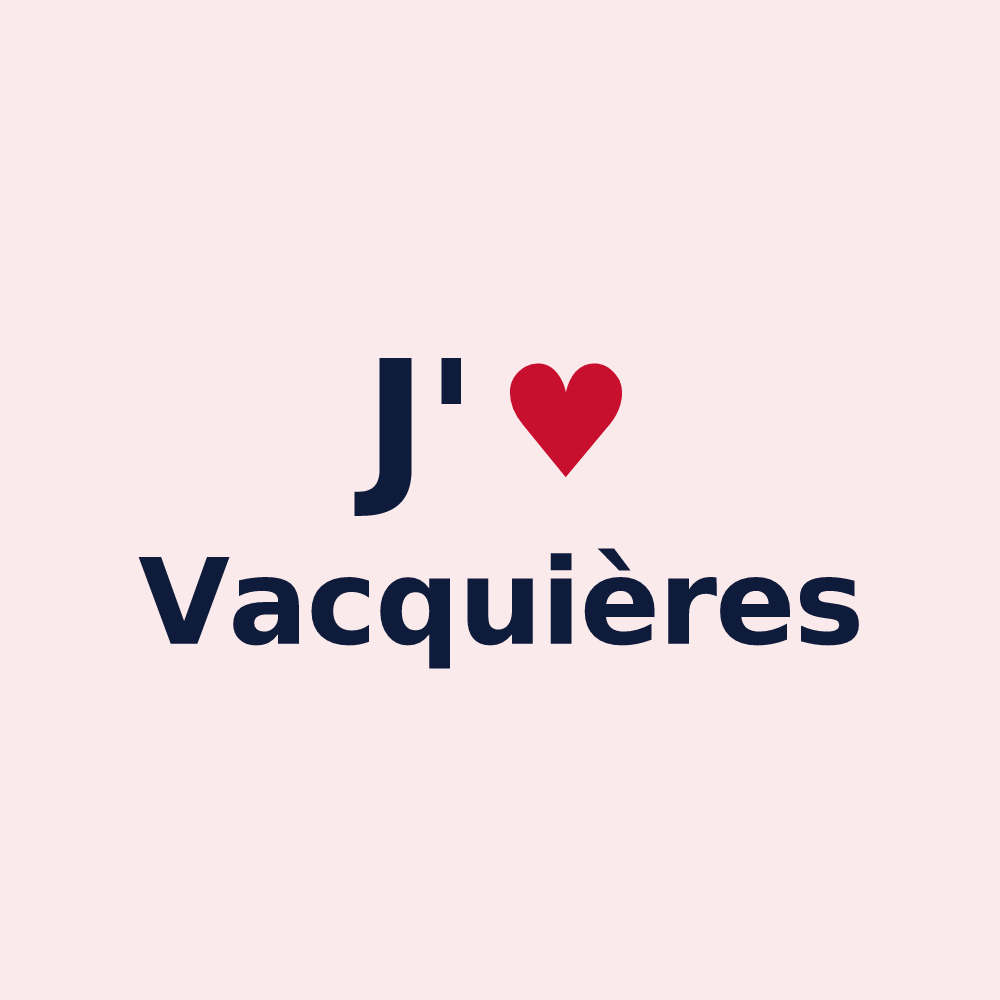 Magnet personnalisé Vacquières — design J'aime Vacquières