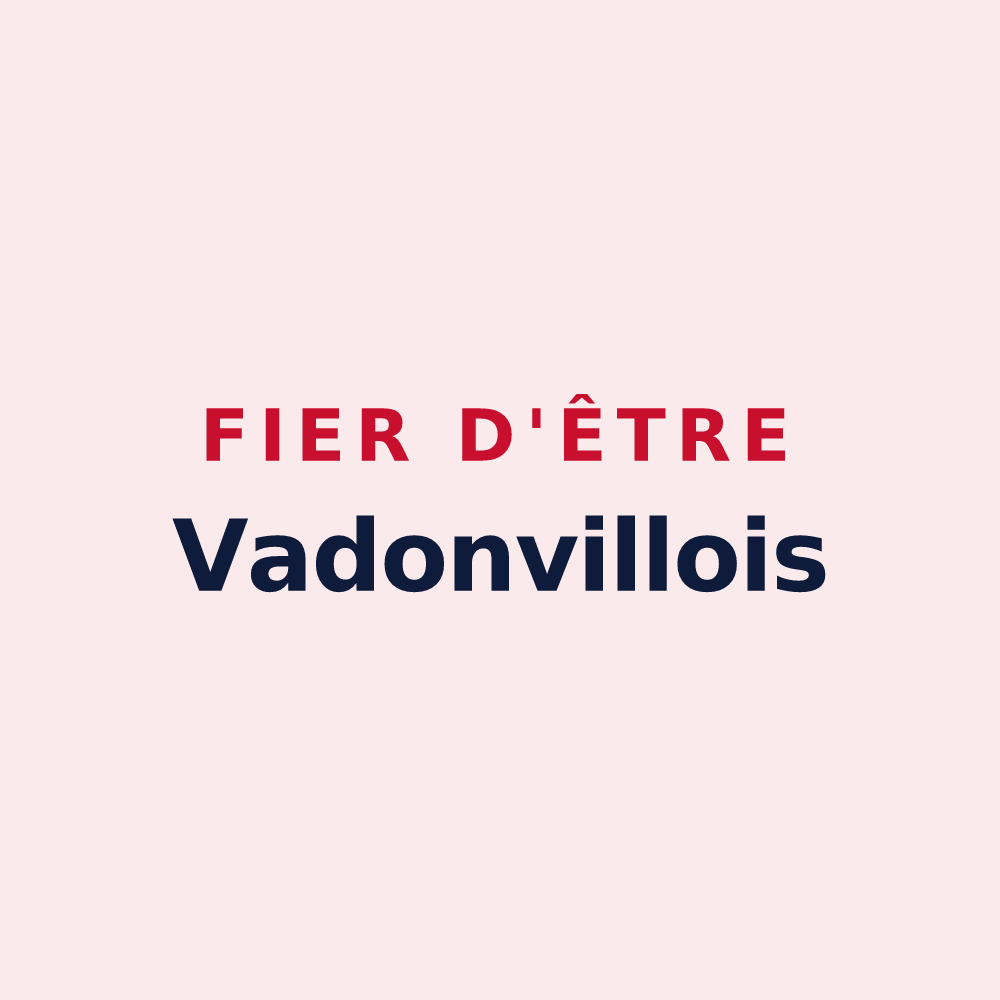 Magnet « Fier d'être Vadonvillois » — design pour Vadonville
