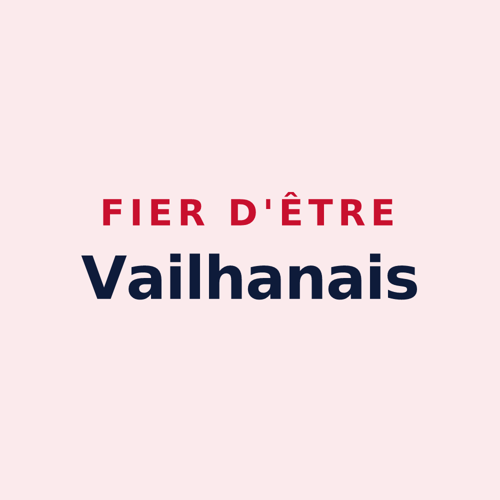 Magnet « Fier d'être Vailhanais » — design pour Vailhan