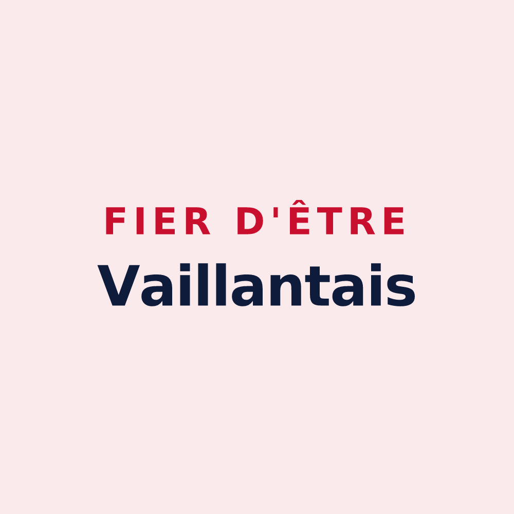Magnet « Fier d'être Vaillantais » — design pour Vaillant