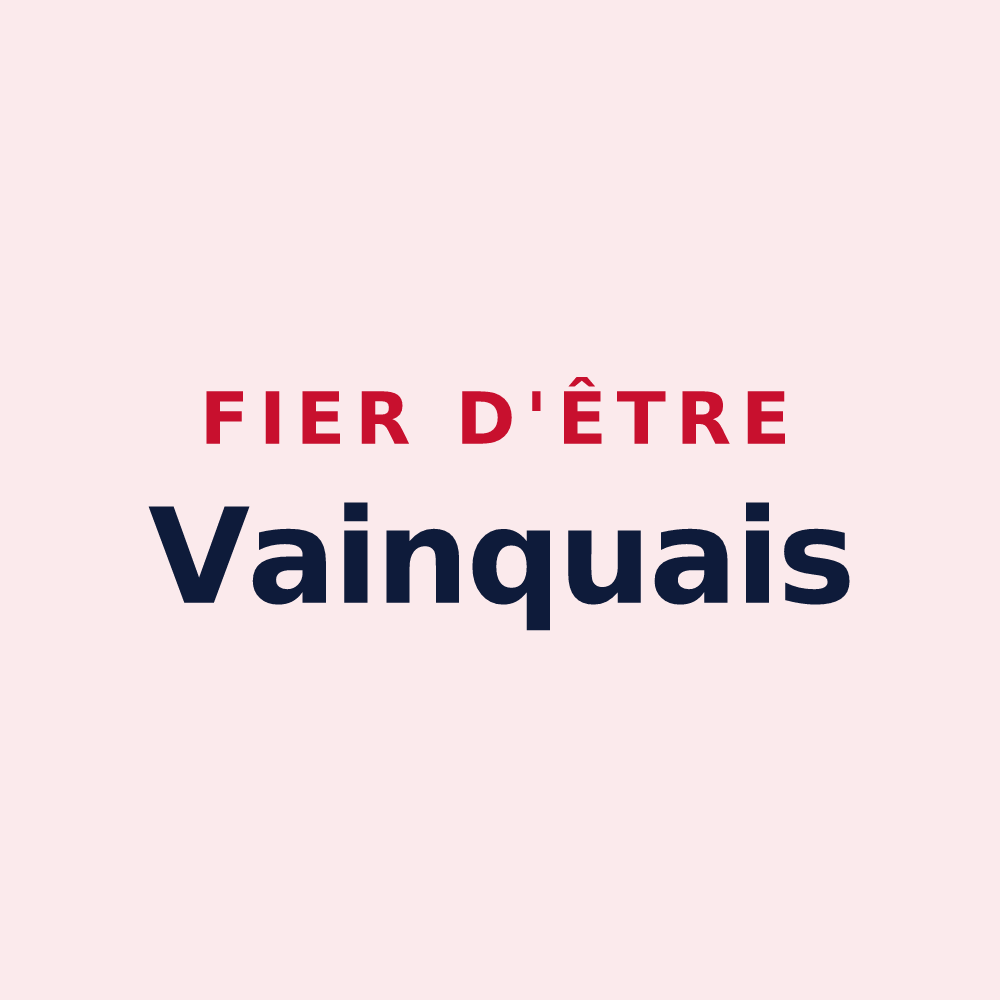 Magnet « Fier d'être Vainquais » — design pour Vains