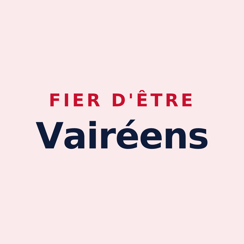 Magnet « Fier d'être Vairéens » — design pour Vairé