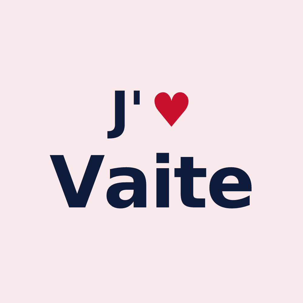 Magnet personnalisé Vaite — design J'aime Vaite