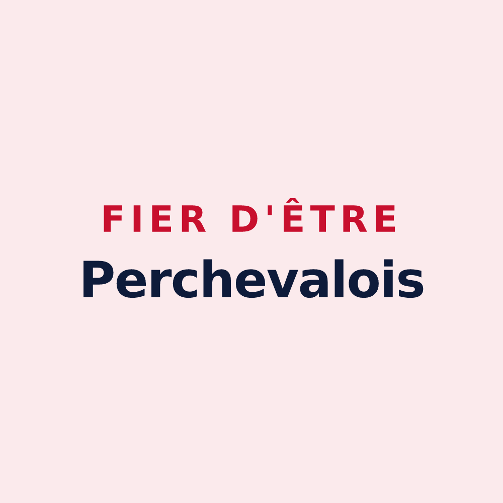 Magnet « Fier d'être Perchevalois » — design pour Val-au-Perche