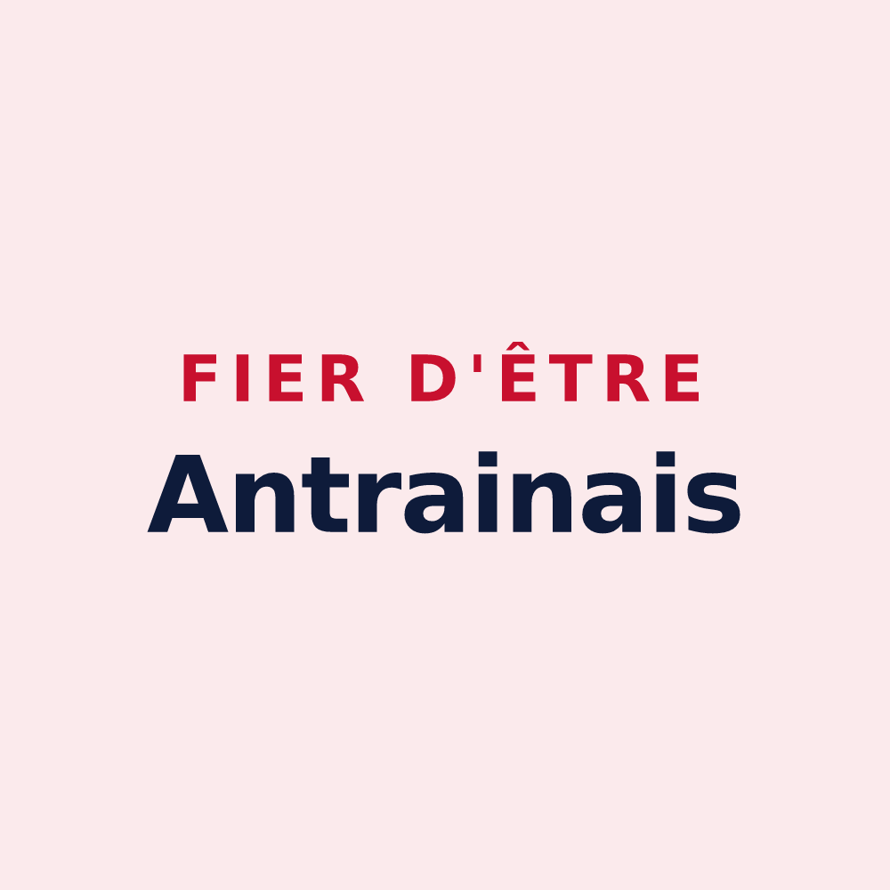 Magnet « Fier d'être Antrainais » — design pour Val-Couesnon