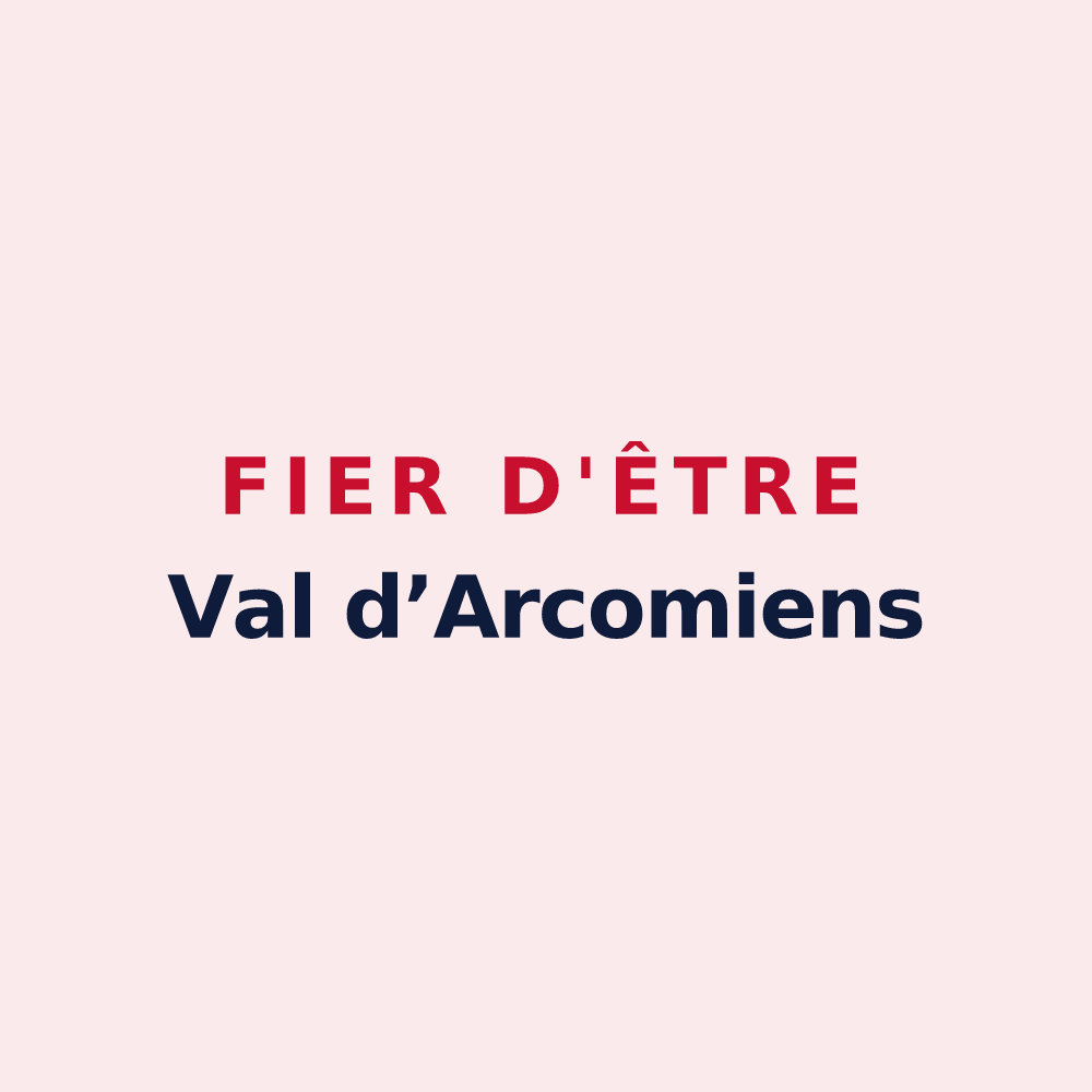 Magnet « Fier d'être Val d’Arcomiens » — design pour Val d'Arcomie