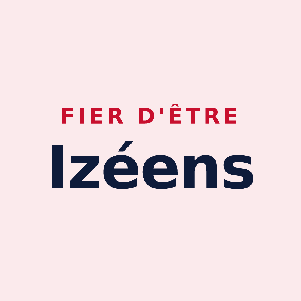 Magnet « Fier d'être Izéens » — design pour Val-d'Izé