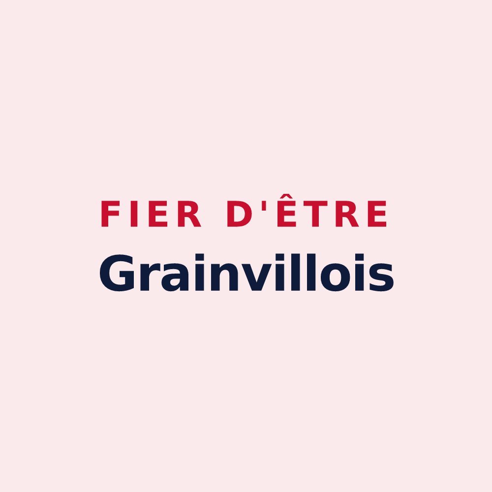 Magnet « Fier d'être Grainvillois » — design pour Val d'Orger