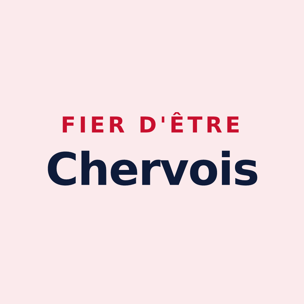 Magnet « Fier d'être Chervois » — design pour Val-de-Cognac