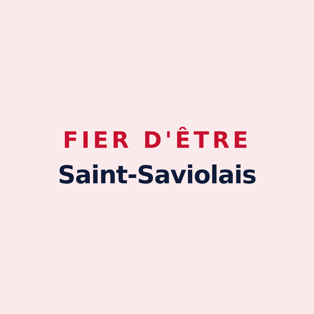 Magnet « Fier d'être Saint-Saviolais » — design pour Val-de-Comporté