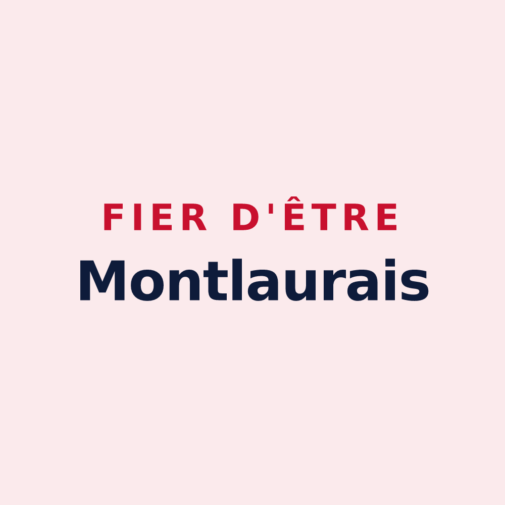Magnet « Fier d'être Montlaurais » — design pour Val-de-Dagne