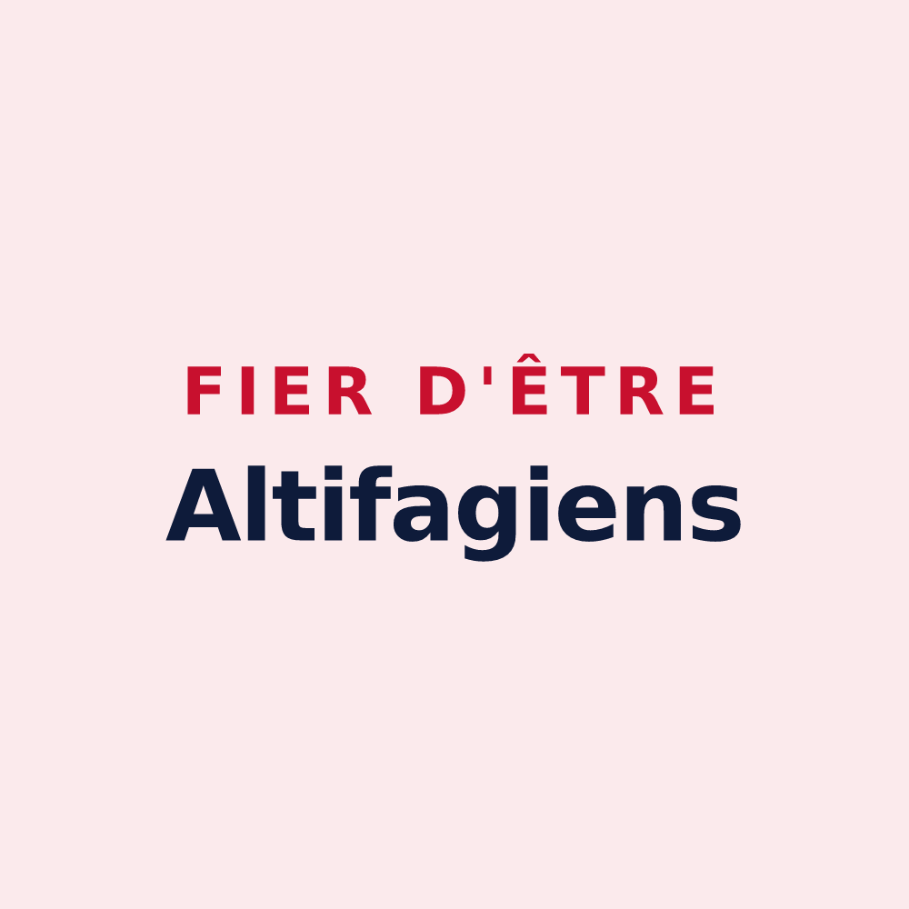 Magnet « Fier d'être Altifagiens » — design pour Val-de-Scie