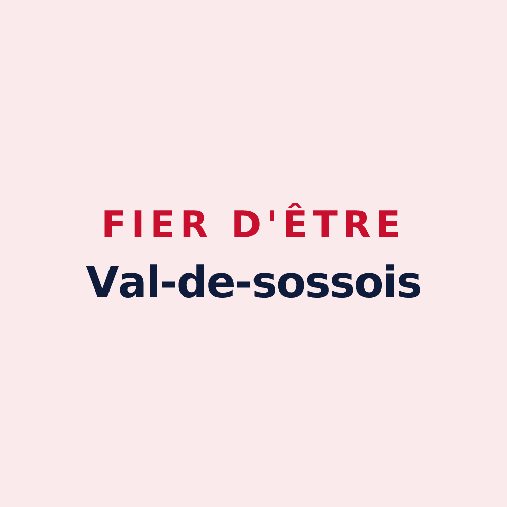 Magnet « Fier d'être Val-de-sossois » — design pour Val-de-Sos