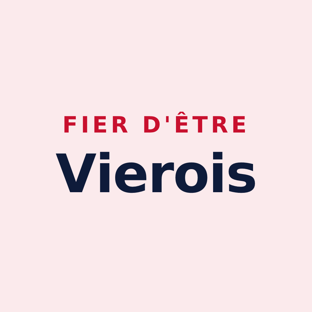 Magnet « Fier d'être Vierois » — design pour Val-de-Vière