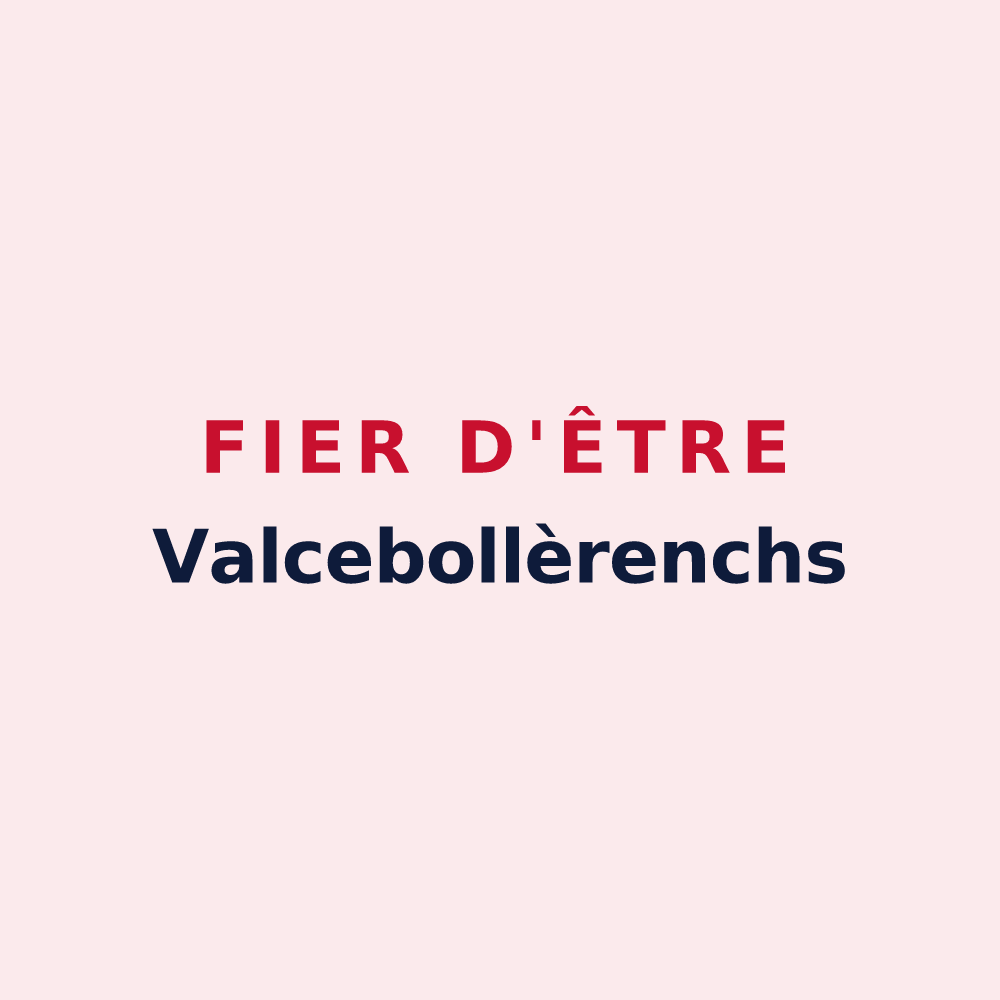 Magnet « Fier d'être Valcebollèrenchs » — design pour Valcebollère