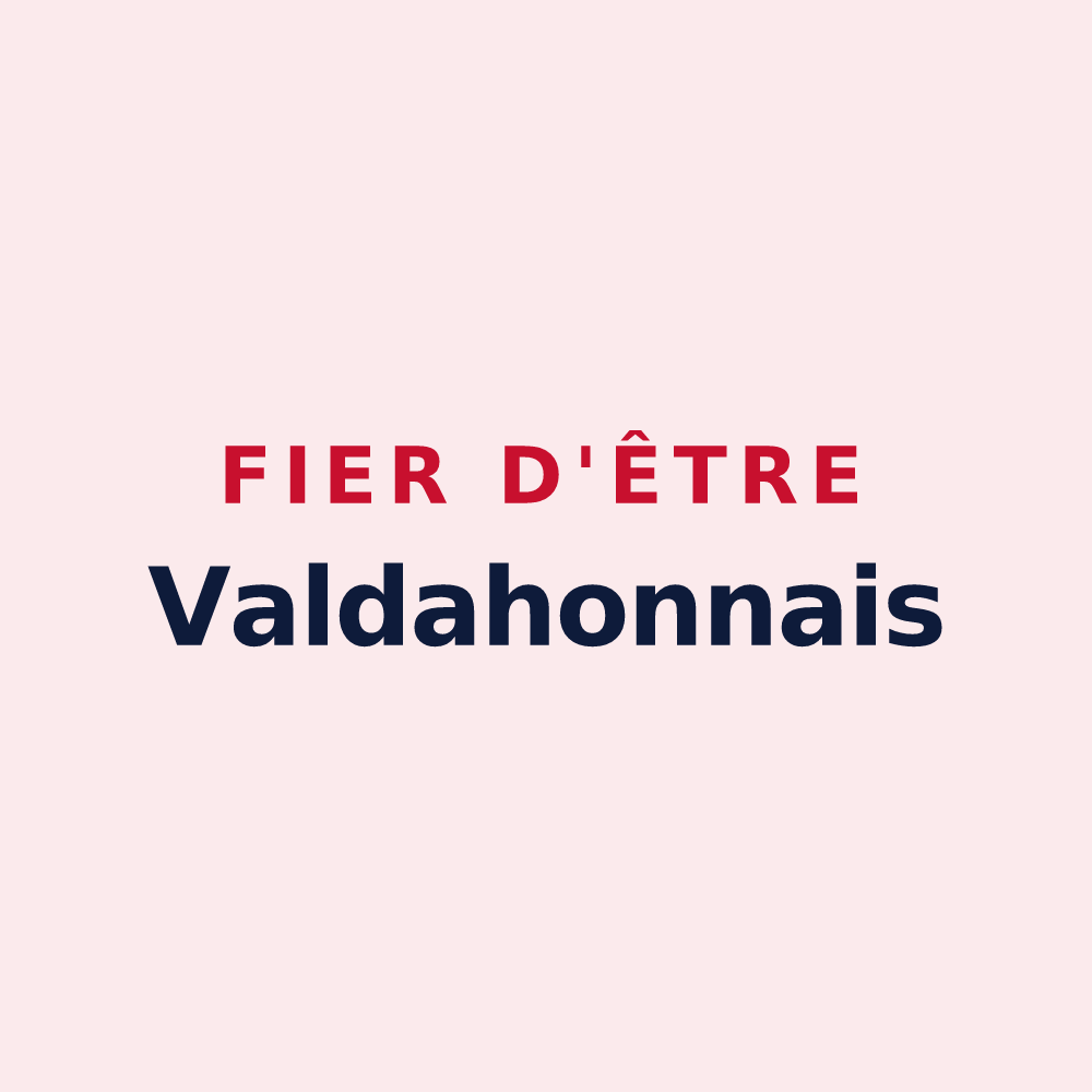 Magnet « Fier d'être Valdahonnais » — design pour Valdahon
