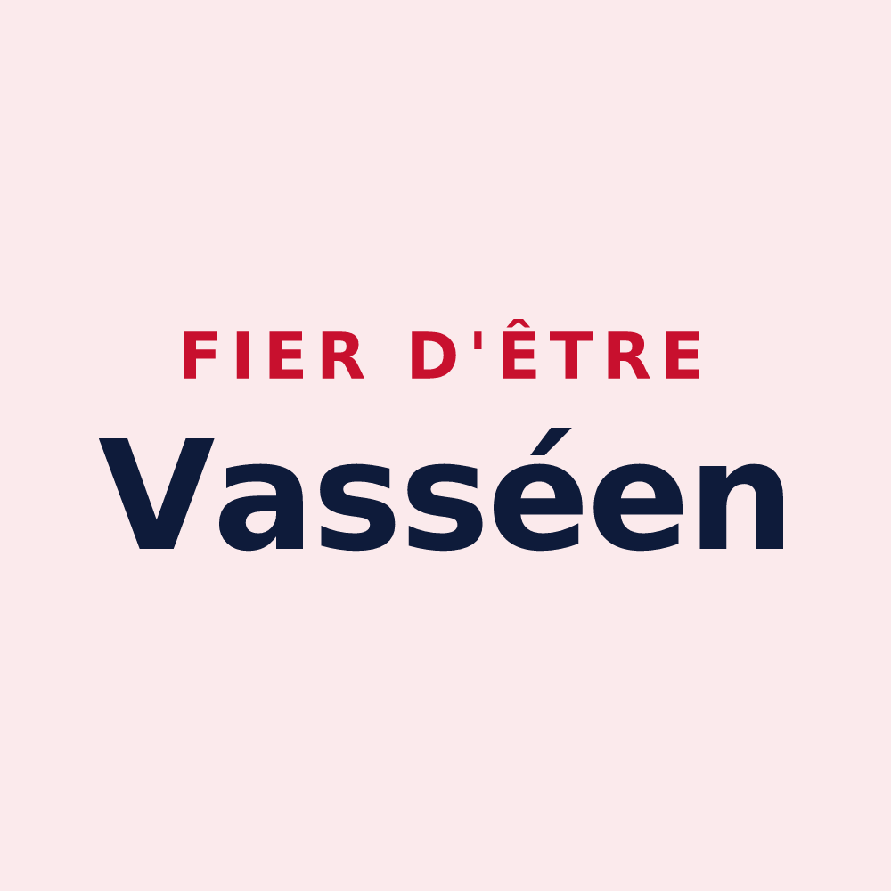 Magnet « Fier d'être Vasséen » — design pour Valdallière