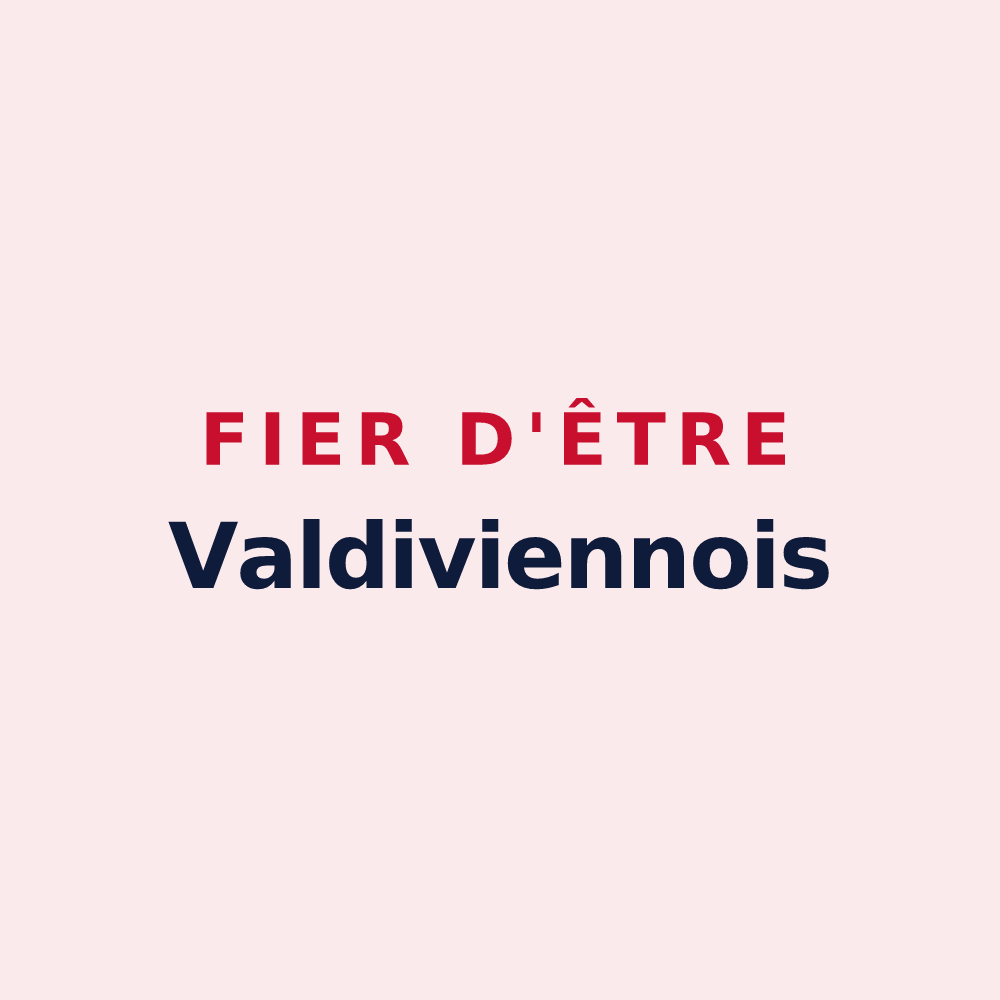 Magnet « Fier d'être Valdiviennois » — design pour Valdivienne