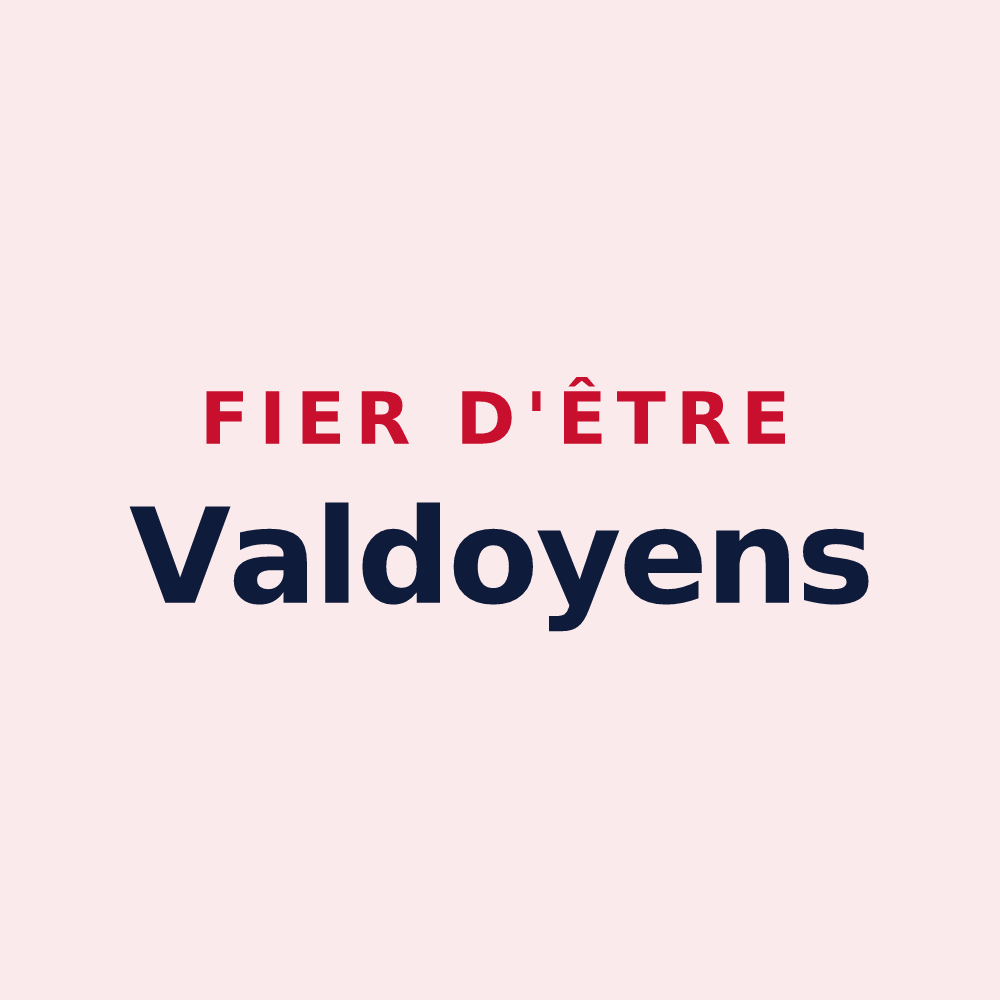 Magnet « Fier d'être Valdoyens » — design pour Valdoie