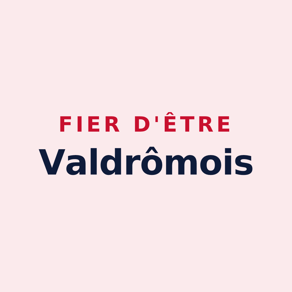 Magnet « Fier d'être Valdrômois » — design pour Valdrôme