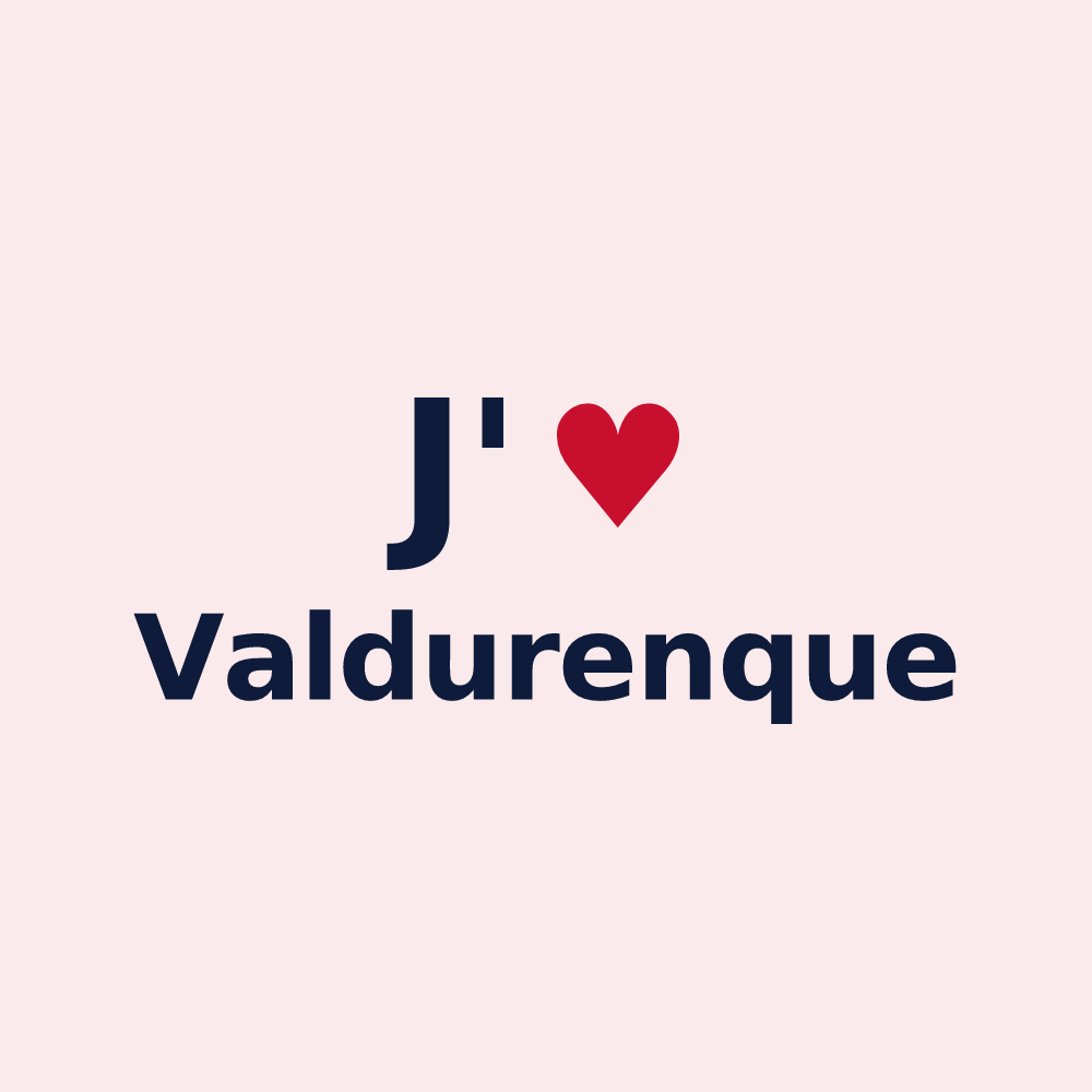 Magnet personnalisé Valdurenque — design J'aime Valdurenque