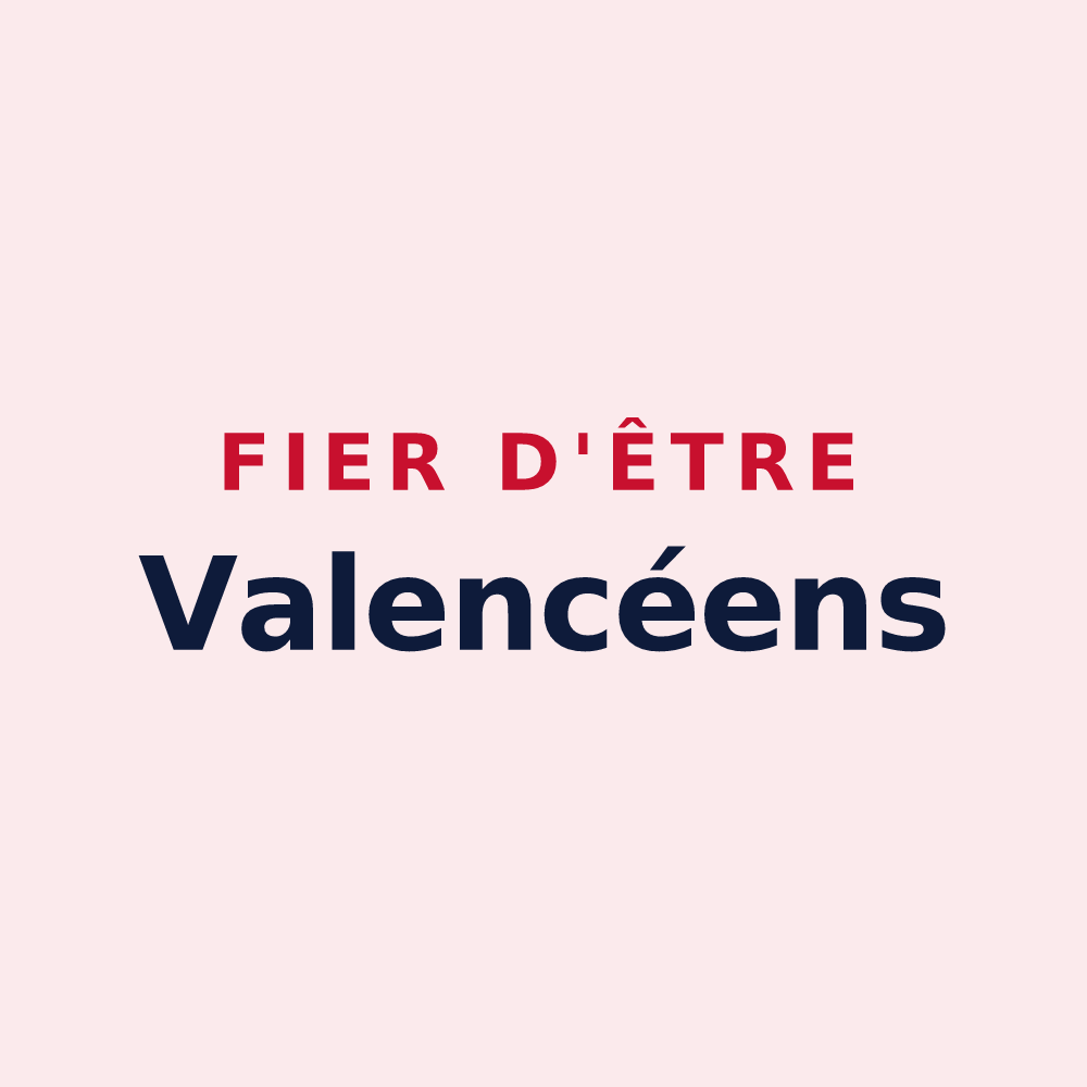 Magnet « Fier d'être Valencéens » — design pour Valençay