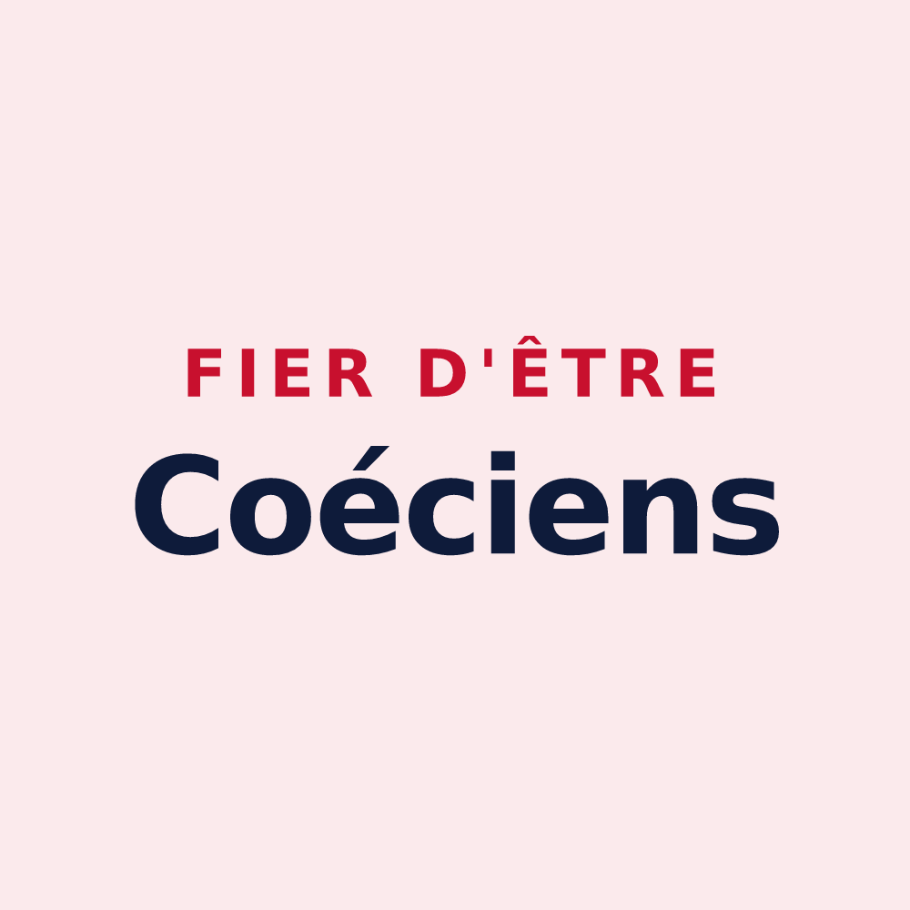 Magnet « Fier d'être Coéciens » — design pour Valence-en-Poitou