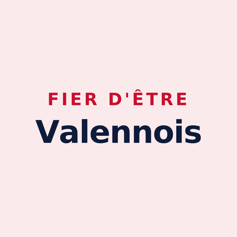 Magnet « Fier d'être Valennois » — design pour Valennes