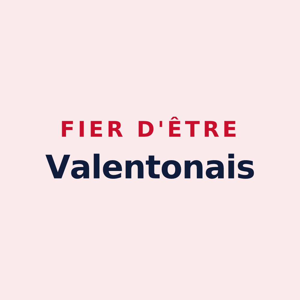 Magnet « Fier d'être Valentonais » — design pour Valenton