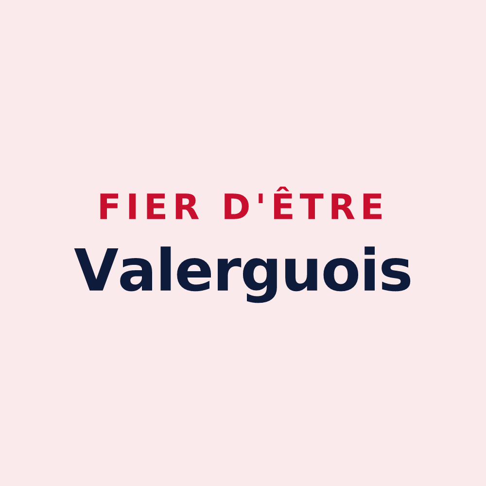 Magnet « Fier d'être Valerguois » — design pour Valergues