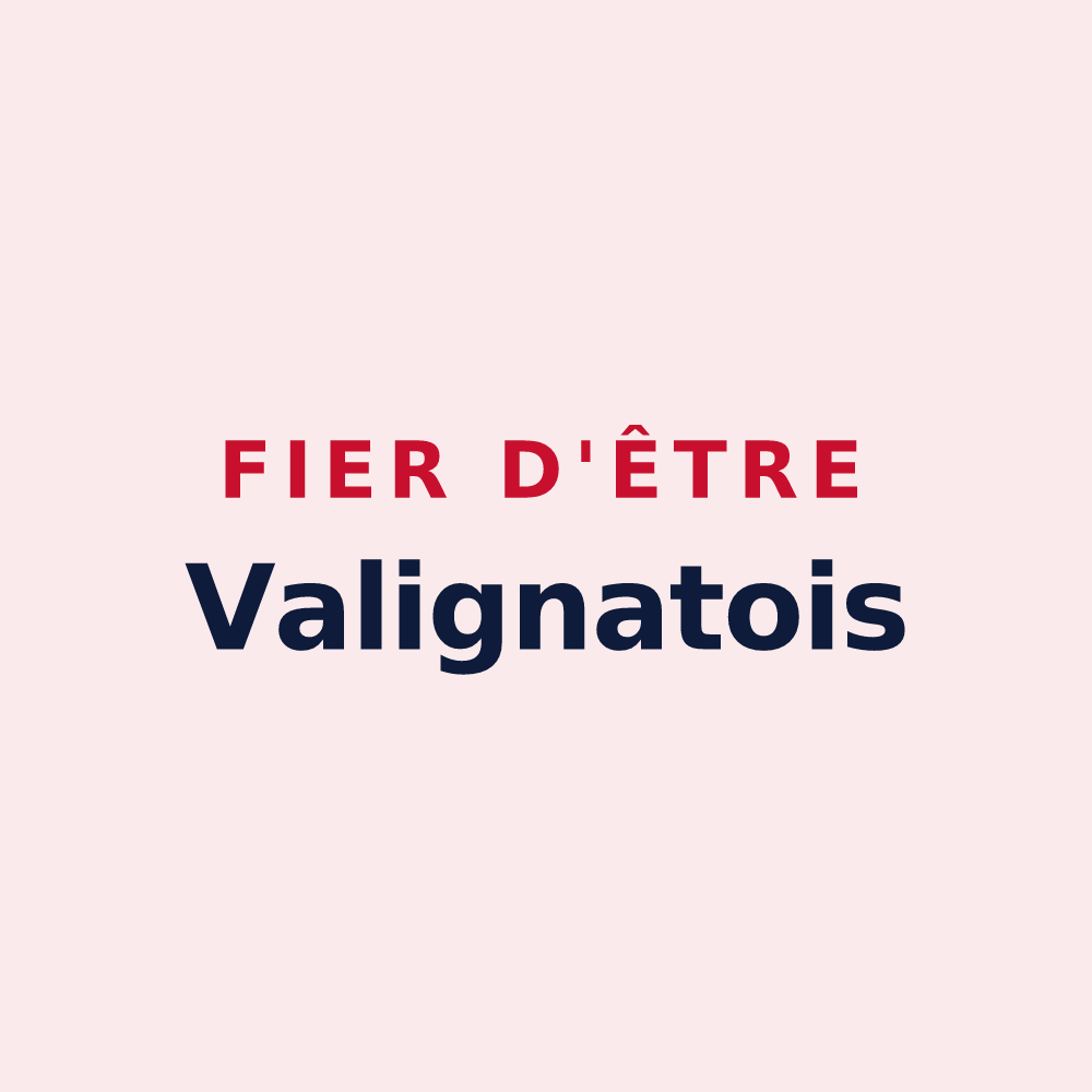 Magnet « Fier d'être Valignatois » — design pour Valignat