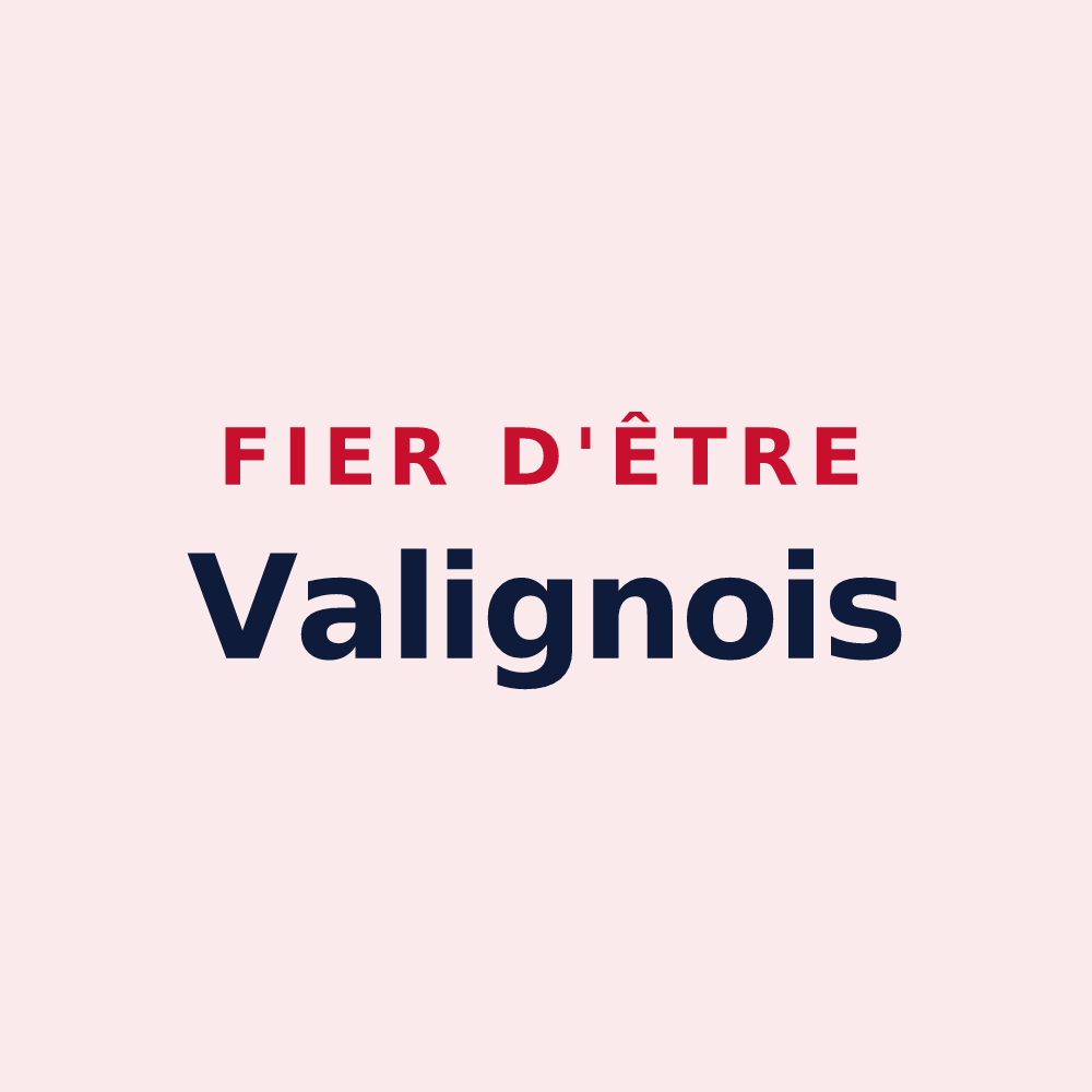 Magnet « Fier d'être Valignois » — design pour Valigny