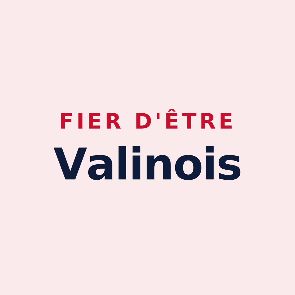 Magnet « Fier d'être Valinois » — design pour Valines