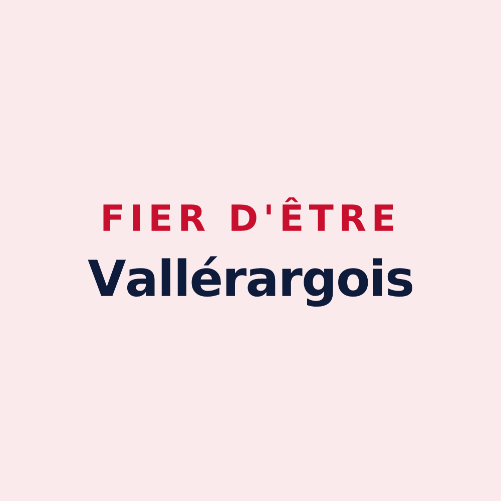 Magnet « Fier d'être Vallérargois » — design pour Vallérargues