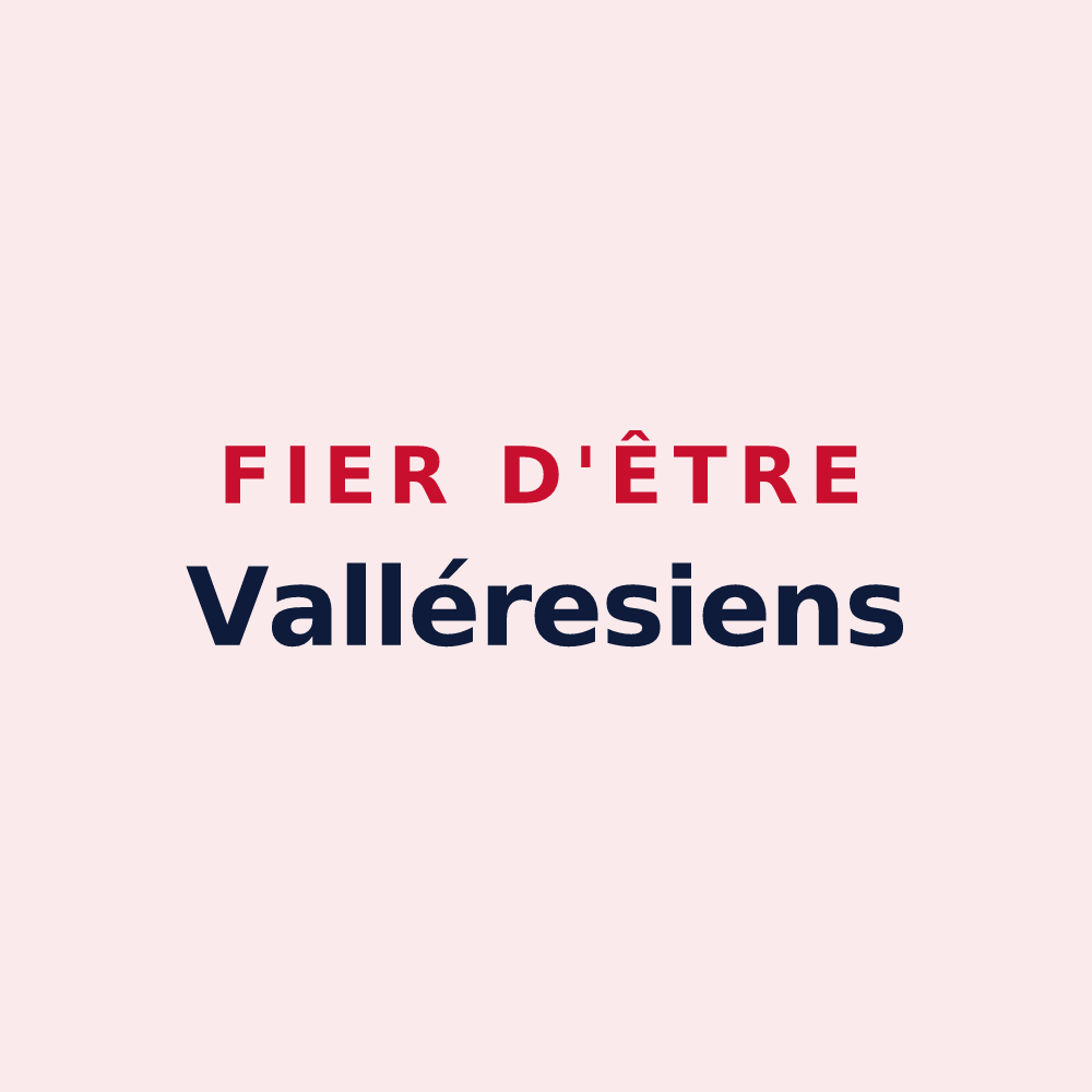 Magnet « Fier d'être Valléresiens » — design pour Valleroy