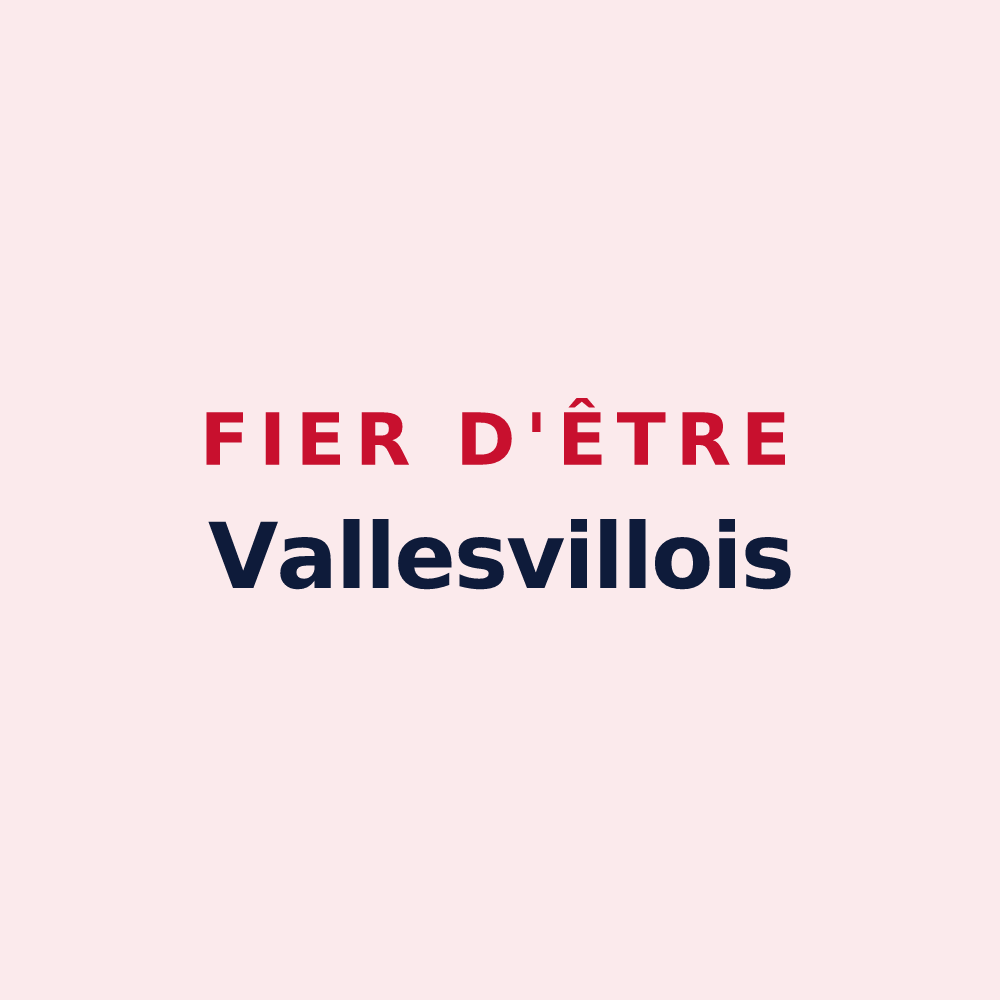 Magnet « Fier d'être Vallesvillois » — design pour Vallesvilles